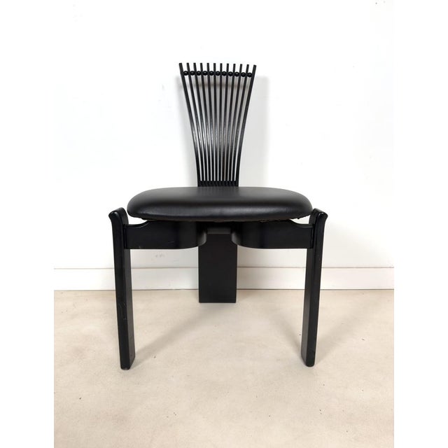 Black Totem Chairs by Torstein Nilsen for Westsofa, 1980s, Set of 4 For Sale - Image 8 of 18
