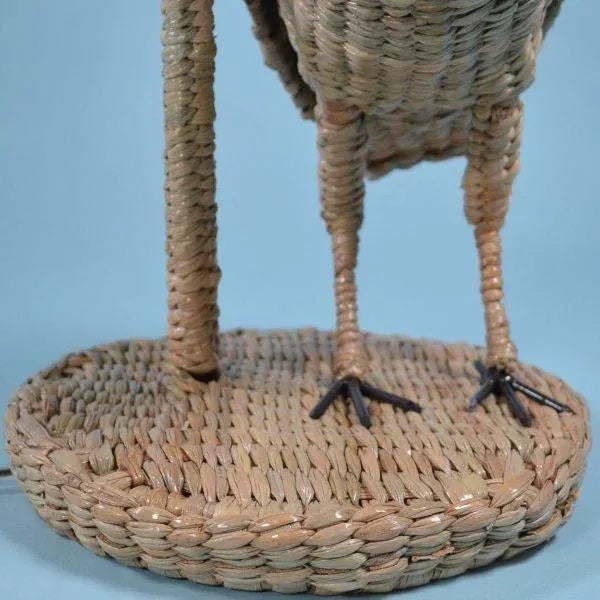 Wood Crane Lamps Mario Lopez Torres - A Pair For Sale - Image 7 of 10