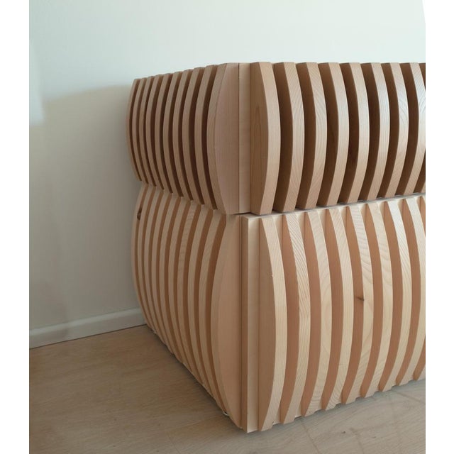 Contemporary Doghe Cedar Cabinet by Baka Studio For Sale - Image 3 of 7