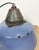 Industrial Blue Enamel and Cast Iron Pendant Light, 1960s For Sale - Image 12 of 16