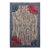 Vintage American Hand-Hooked Rug, Geometric Pattern, Wool & Cotton, American Folk Art, 3x4 For Sale