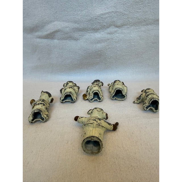 Cast Iron Vintage Adorable Marching Band. Has a few flea bites