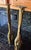From the living estate of Arizona based brutalist sculpture artist John Gleason, this striking pair of vintage mid-century...