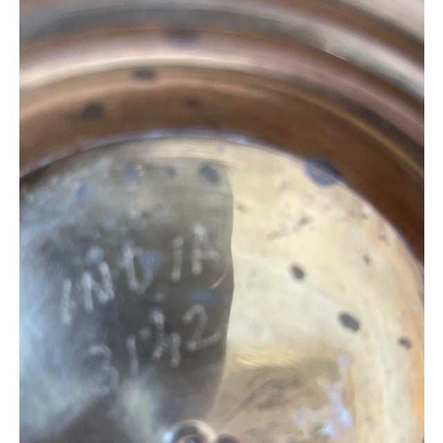 1970s Brass Bowl With Elephant Head Handles For Sale In Houston - Image 6 of 9