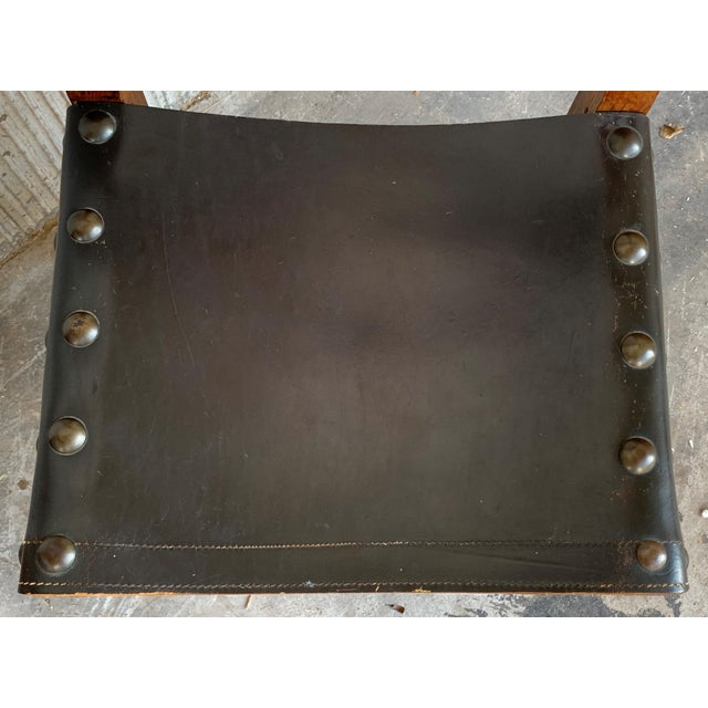 19th Century Set of Spanish Colonial Armchair and Two Chairs For Sale - Image 10 of 11