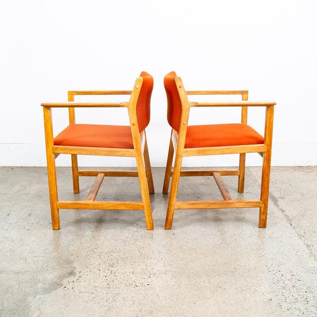 1960s Danish Modern Dining Chairs Attributed to Børge Mogensen for Fredericia For Sale In Sacramento - Image 6 of 12