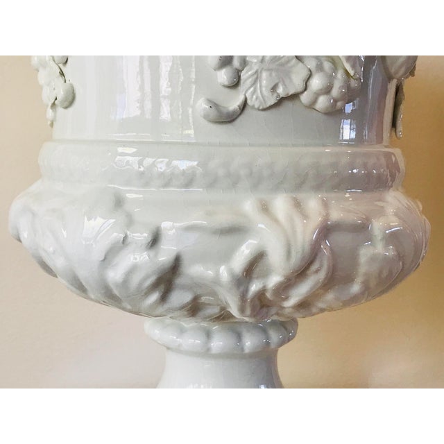1950s Spanish Faience Urn For Sale - Image 10 of 12