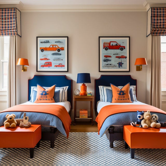 Transitional Part & Parcel Goods Textured Check Rug, 5'x8', Sapphire and Eggshell For Sale - Image 3 of 5