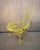 Bird Chair in Sulfur Yellow by Harry Bertoia for Knoll International, 1980s, in Very Good conditions. Designed 1950 to...