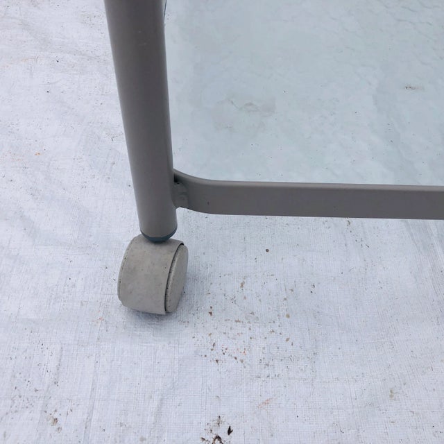 Woodard Contemporary Tea Cart or Bar Cart Outdoor Poolside. For Sale - Image 9 of 12