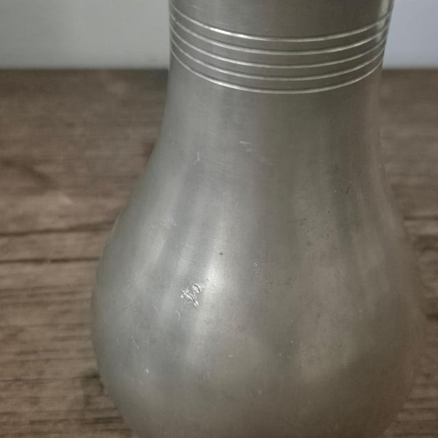 Pewter Vase from Guldaktiebolaget, 1920s For Sale - Image 4 of 7