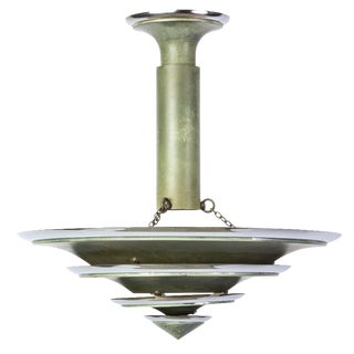 Bauhaus Chrome Pendant Light For Sale