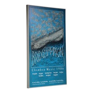 Vintage Bridgehampton Chamber Music Poster C 1986 For Sale