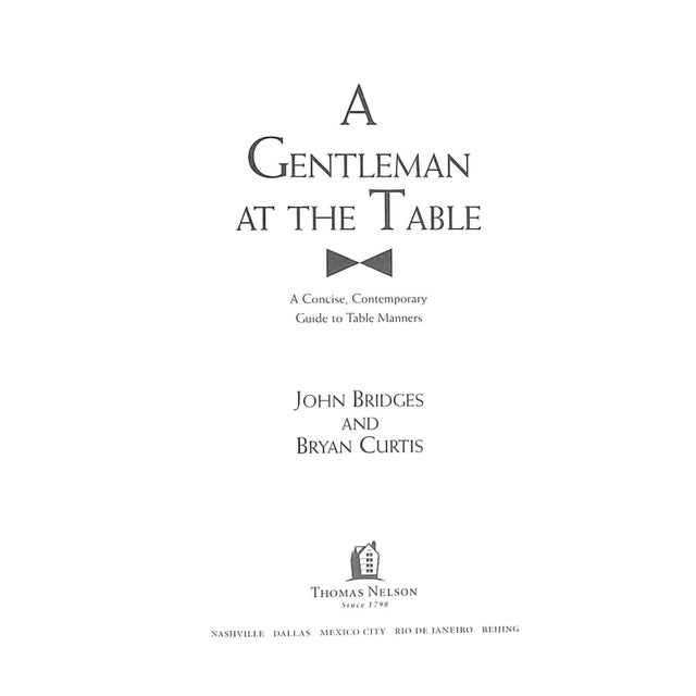 Paper Set of 9 "Brooks Brothers GentleManners Etiquette Books" 2000s Bridges, John and Curtis, Bryan For Sale - Image 7 of 18