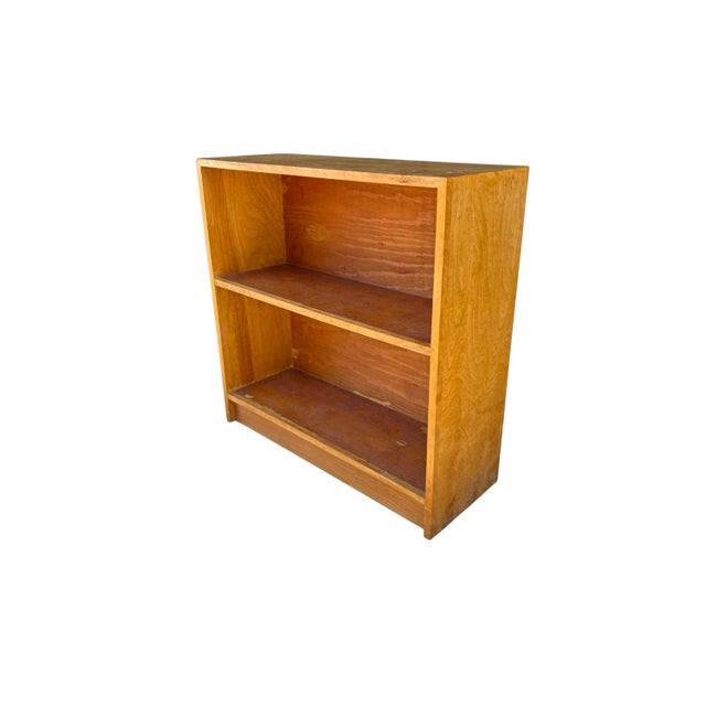 Great little bookshelf for small spaces—clean, sturdy, and ready to use. Clean-lined vintage wood bookshelf with a warm,...