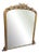 Large Antique English Gilt Arched Top Overmantle Mirror, 19th Century For Sale