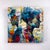 Contemporary Two Worlds Apart by Jon Wassom | Mixed Media on Panel of two silhouetted profiles For Sale - Image 3 of 3