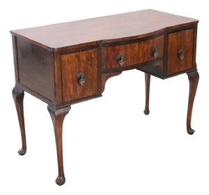 Walnut Veneer Writing Desk, 1900s