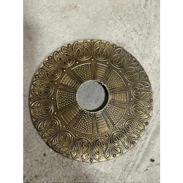 Metal Vintage Spanish Revival Style Bronze & Crystal 10 Light Weird Chandelier For Sale - Image 7 of 8