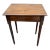 Antique Federal Style Solid Walnut Side Table. Circa 1940s For Sale