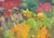 Garden House by Mikael Olson | Oil on board Painting of a house surrounded by a garden. For Sale - Image 4 of 5