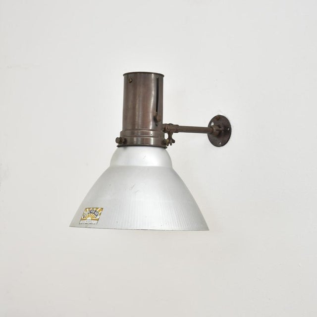 Metal Gecoray Wall Light, 1920s For Sale - Image 7 of 8