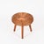 Gorgeous Tony Paul-style stool or side table in hand-woven wicker and beech wood. This stylish tiny organic stool was...