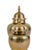 Vintage Pair of Brass Ginger Jars Mid-Century Modern Hollywood Regency For Sale - Image 9 of 9