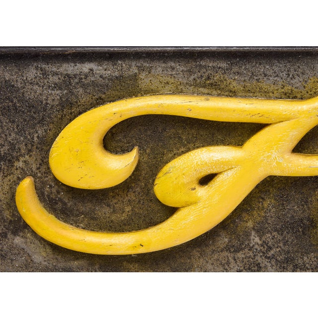 American 1920s Florist Trade Sign For Sale - Image 3 of 5