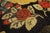 1930s Yellow Roses Medallion Antique American Hooked Rug 2' 8''x5' 0'' Handwoven Wool Carpet For Sale - Image 13 of 18