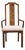 Thomasville Tokaido Collection Burled Walnut Asian Modern Dining Arm Chair 10821-813-814 For Sale