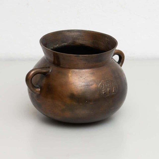 Bronze Pots from Barberí Foundry, Olot, Spain, Set of 4 For Sale - Image 11 of 17