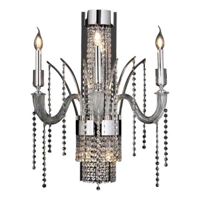 Collection Regina Di Cristallo Wall Lamp by Jago For Sale