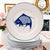 Chinoiserie Vintage Chinoiserie Blue & White Koi Fish Dinner Plate For Sale - Image 3 of 4