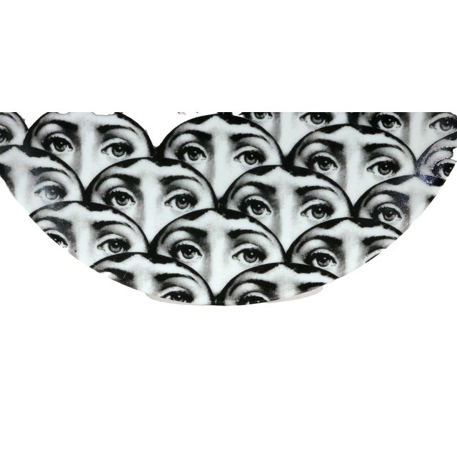 Mid-Century Modern Fornasetti Tema E Variazioni No. 224 Lina Cavalieri Porcelain Plate For Sale - Image 3 of 8