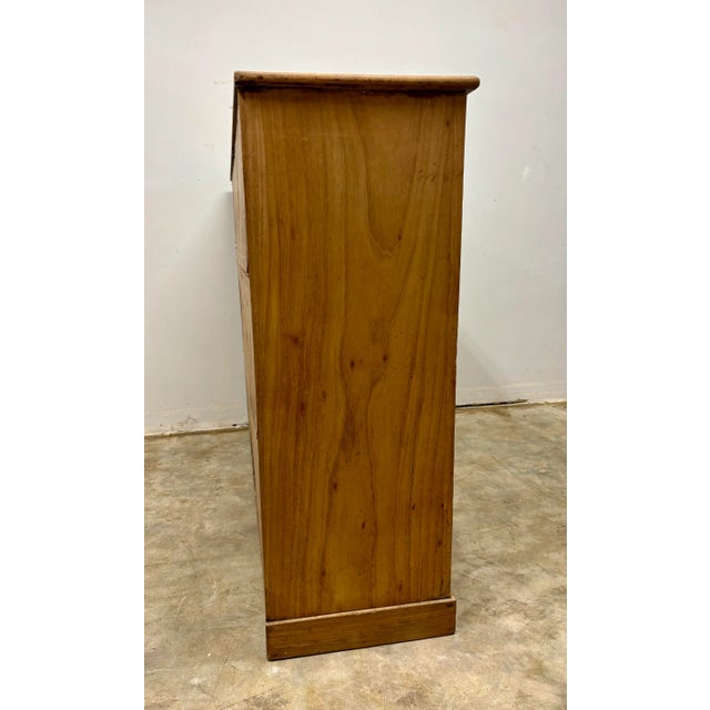 Wood Antique English Cupboard For Sale - Image 7 of 10