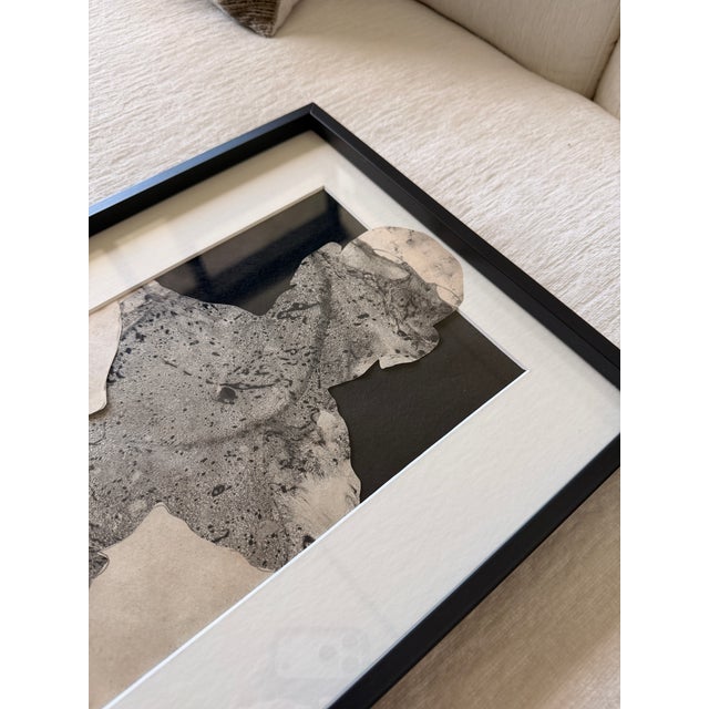 Matted and framed three-dimensional work by Ignacio Osuna. Frame measures 12x14. Matted to 7x10.5