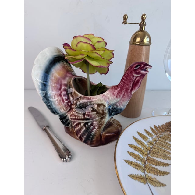 Vintage Turkey Planter Pot For Sale - Image 9 of 9
