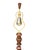 1920 French Solid Walnut Barley Twist Floor Table Lamp - Pristine Condition For Sale In Houston - Image 6 of 10