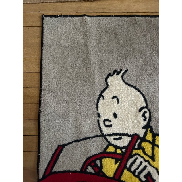 Yellow Tintin Rug from Axis, 1994 For Sale - Image 8 of 12