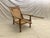 Early 20th Century 19th Century Anglo-Indian Caned Planter's Chair With Spindle-Rail Crest For Sale - Image 5 of 6
