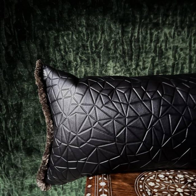 Sinclair Cushion by Sohil Design For Sale - Image 4 of 6