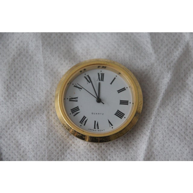 Blue Limoges Porcelain Clock Box with Pheasant Decor, 1970s For Sale - Image 11 of 14