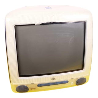 Transparent Blue Imac G3, 1990s For Sale