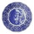 Blue Man of the Sea Wall Plate from Boch La Louviere Delft, Belgium, 1950s For Sale - Image 8 of 8