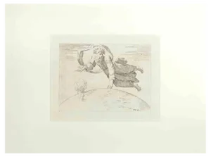 Giovanni Lanfranco, Genesis 5, Old Testament Story, Etching, 1607