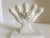 White Vintage Portuguese Tulipiere/Five Finger Vase For Sale - Image 8 of 12