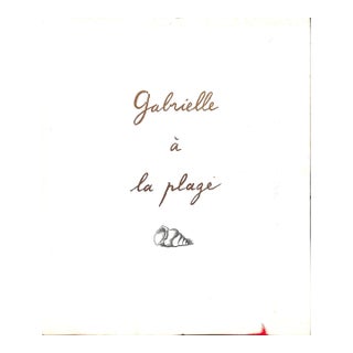 "Gabrielle a La Plage" 1996 For Sale