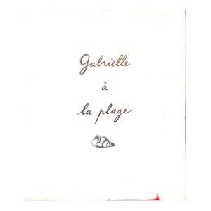 "Gabrielle a La Plage" 1996