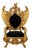 1960s Royal Throne Black Velvet Chair For Sale